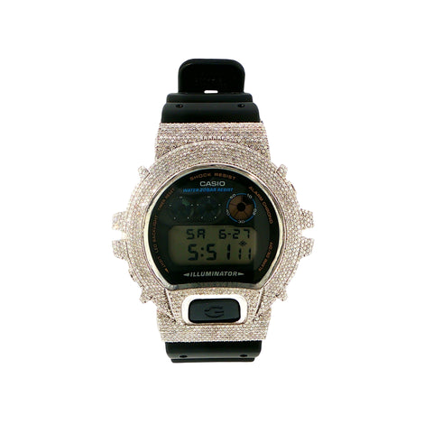 Iced Out G-Shock | Black Strap | GW6900U-1