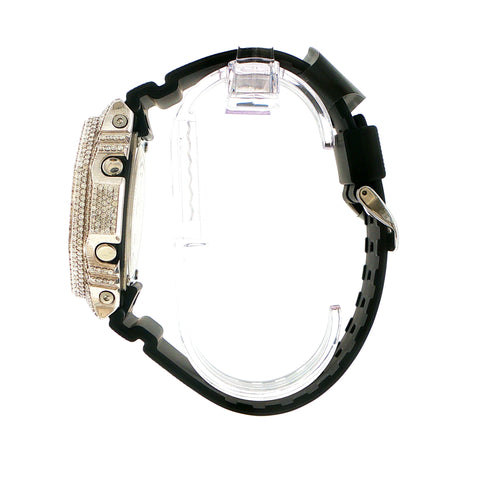 Custom Iced Out G-Shock | Ice Blue Dial | GBM-2100