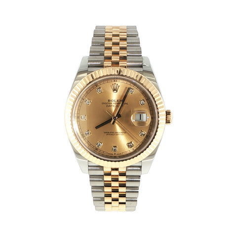 2020 Rolex Datejust 41mm | Two-Tone | Diamond Dial | Ref. 12633