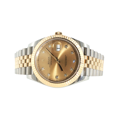 2020 Rolex Datejust 41mm | Two-Tone | Diamond Dial | Ref. 12633