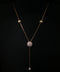 18K Rose Gold & Diamond Lariat Necklace | 0.65 CTW | 16 Inch