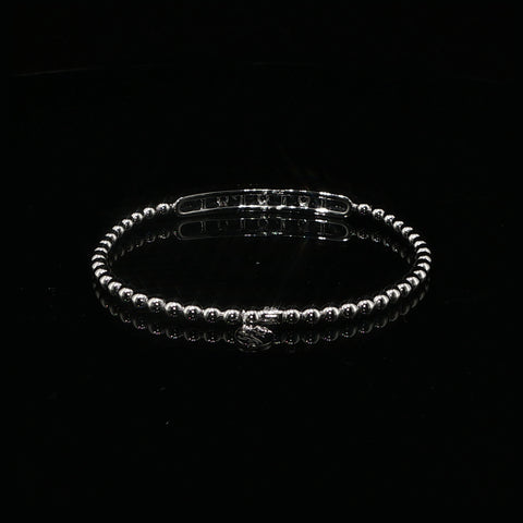 Hulchi Belluni Sapphire and Diamond Stretch Bracelet