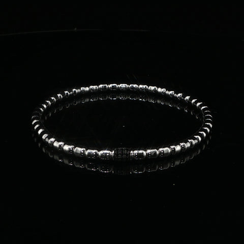 Hulchi Belluni Black Diamond Tresore Stretch Bracelet