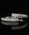 14K White Gold Diamond Bangle Bracelet | 1.59 CTW