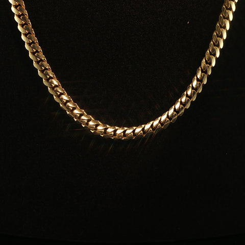 14K Yellow Gold Cuban Chain | 22 Inch | 42.4 Grams