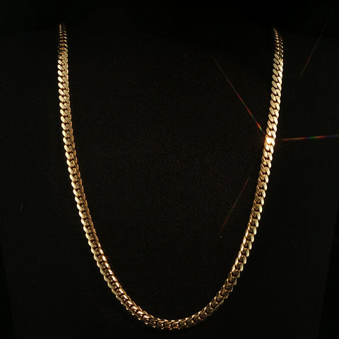 14K Yellow Gold Cuban Chain | 22 Inch | 42.4 Grams