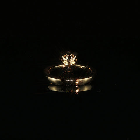 18K Yellow Gold Morganite Cocktail Ring | 2.63 CTW | Size 6