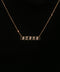 14K Yellow Gold Lab Diamond Bar Pendant Necklace | 1.6 CTW