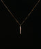 14K Yellow Gold Natural Diamond Pave Drop Necklace | 0.5 CTW