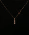 10K Yellow Gold Natural Diamond Graduating Pendant Necklace | 0.25 CTW