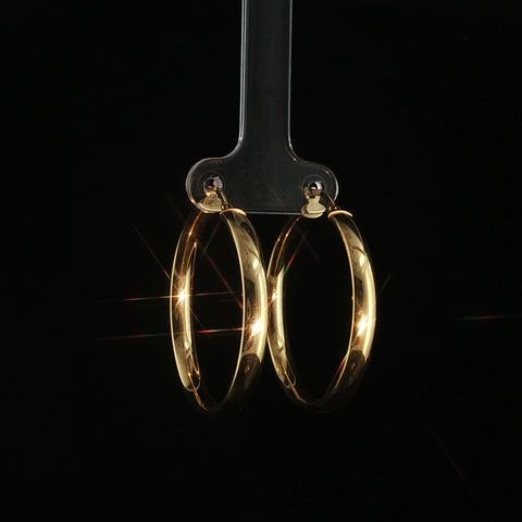 14K Yellow Gold Hoop Earrings | 2.9 Grams