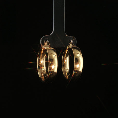 14K Yellow Gold Small Hoop Earrings | 3.1 Grams