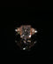 14K White Gold Morganite Ring | 0.2 CTW | Size 6.75