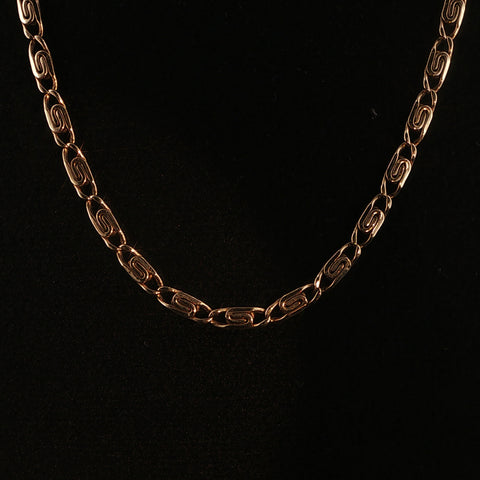 14K Rose Gold Paper Clip Chain | 19 Inches | 11.2 Grams