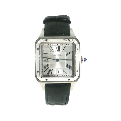 Cartier Santos Dumont | Black Leather Strap | Ref. WSSA0022