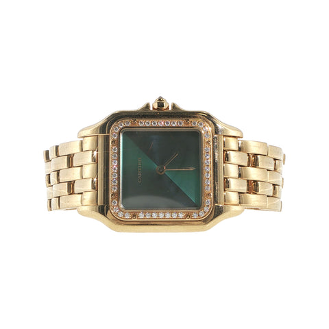 Cartier Panthere 27mm | Green Malachite Dial | Ref. WJPN0037