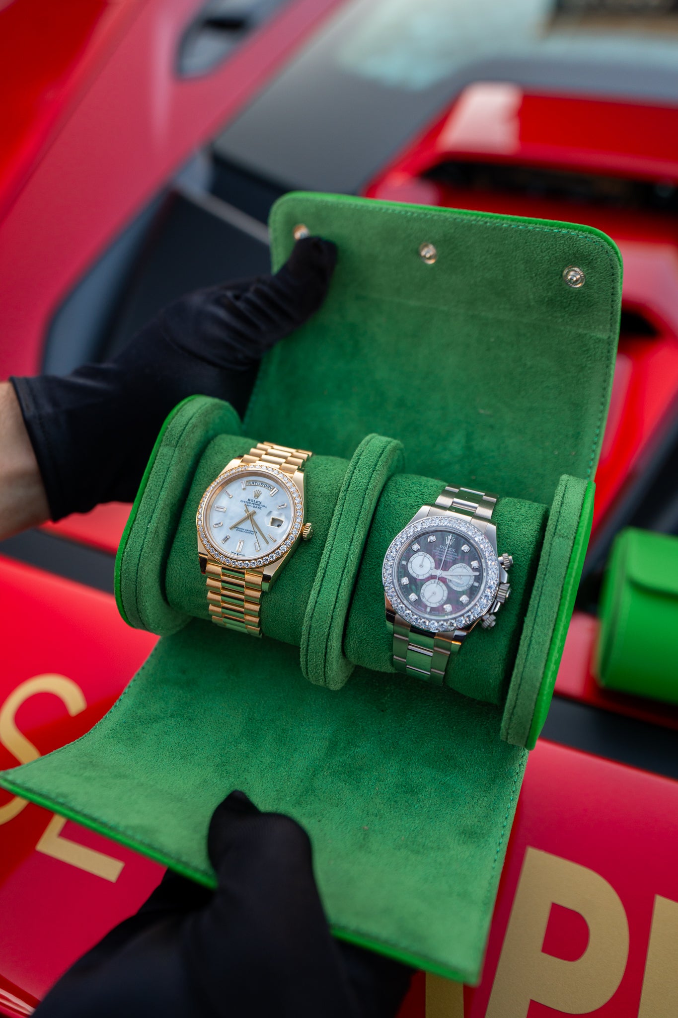 Asset Appeal Double Watch Travel Roll - Green
