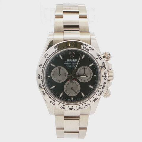 2023 Rolex Cosmograph Daytona 126509 - White Gold, Black Dial