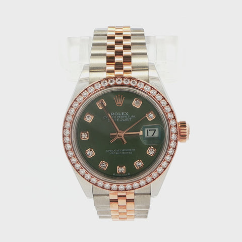 2025 Rolex Datjust - Rose Gold Olive Dial - Ref. 279381RBR