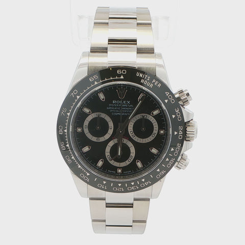 2020 Rolex Cosmograph Daytona Black Dial Ref. 116500LN