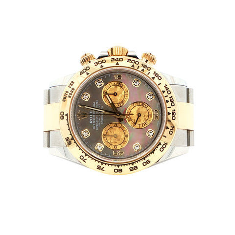 2022 Rolex Cosmograph Daytona Two-Tone Oyster Tahitian Dial Ref. 116503