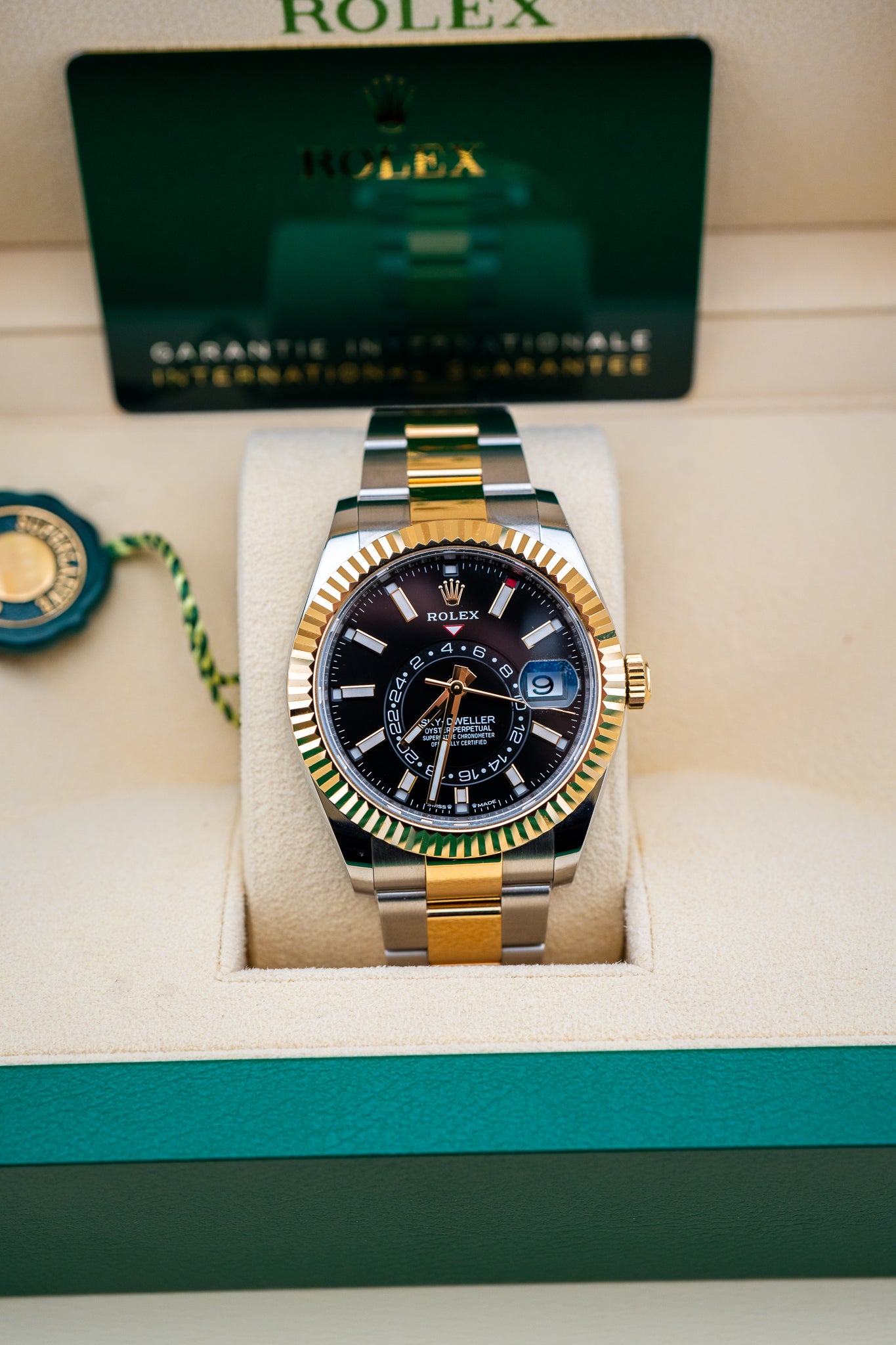 Rolex Sky-Dweller 336933 Black Dial 42mm Two-Tone Oyster Bracelet – Complete Set