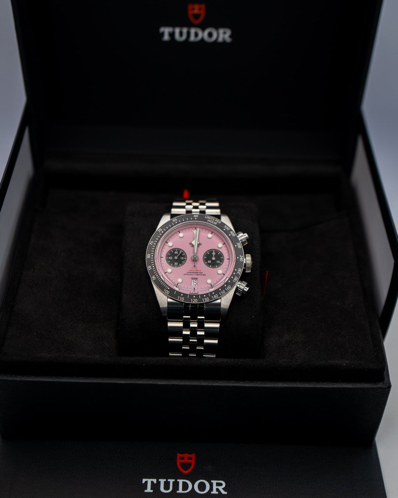 Brand New Tudor Black Bay Chrono 41mm Special Edition Pink 79360N - 2025