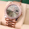 2024 Rolex Day-Date 40 Ref. 228345RBR - Everose Gold, Olive Dial, White Diamond image 0