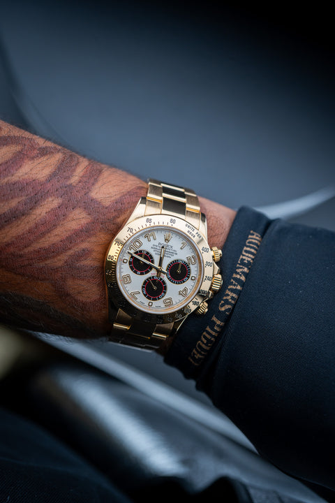 2013 Rolex Daytona 18K Yellow Gold White Racing Dial – Ref. 116528 – Mint Complete Set