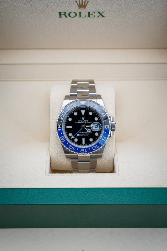 2022 Rolex GMT-Master II Batman – Ref. 126710BLNR – Like New Complete Set