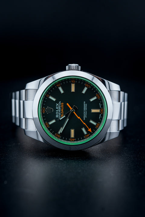 2017 Rolex Milgauss – Ref. 116400GV – Black Dial – Mint Condition, Complete Set