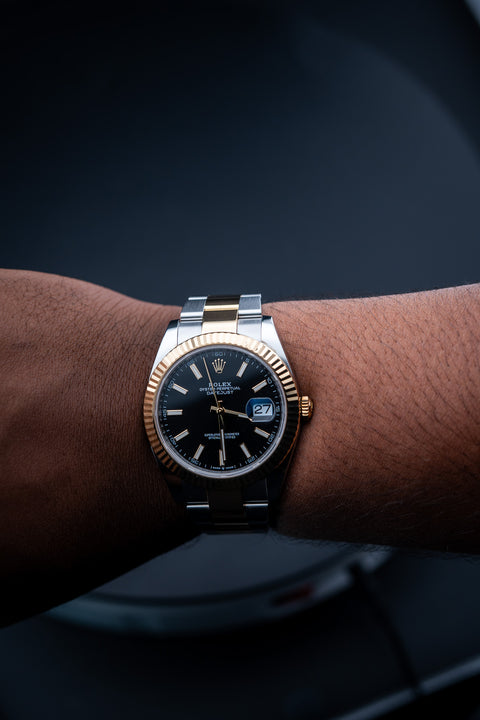 2023 Rolex Datejust 41 – Ref. 126333 – Two-Tone – Black Dial – Mint Condition, Complete Set