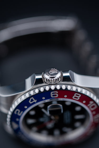 2023 Rolex GMT-Master II “Pepsi” – 126710BLRO – Oyster Bracelet – Preowned – Complete Set