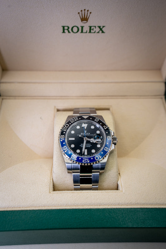 2013 Rolex GMT Master Ref 116710BLNR "Batman" Watch & Card