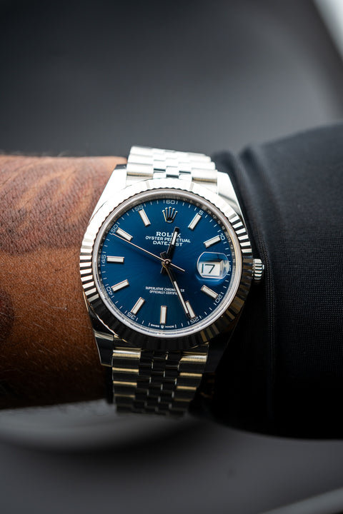 Rolex Datejust 41 Blue Dial – Ref. 126334 – 2025 Brand New Complete Set