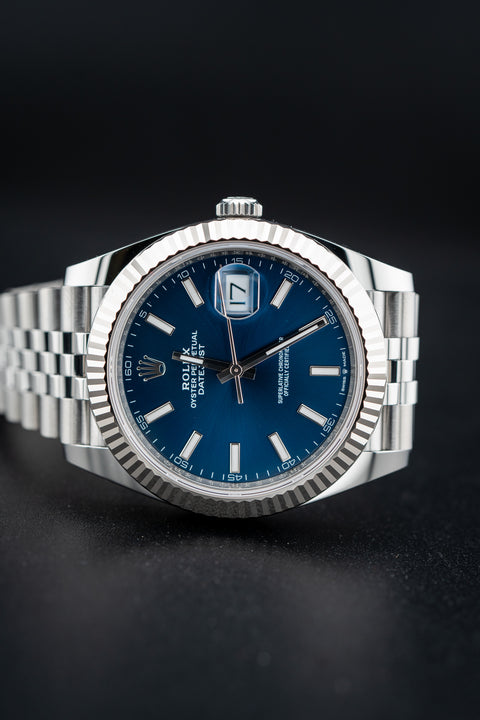 Rolex Datejust 41 Blue Dial – Ref. 126334 – 2025 Brand New Complete Set