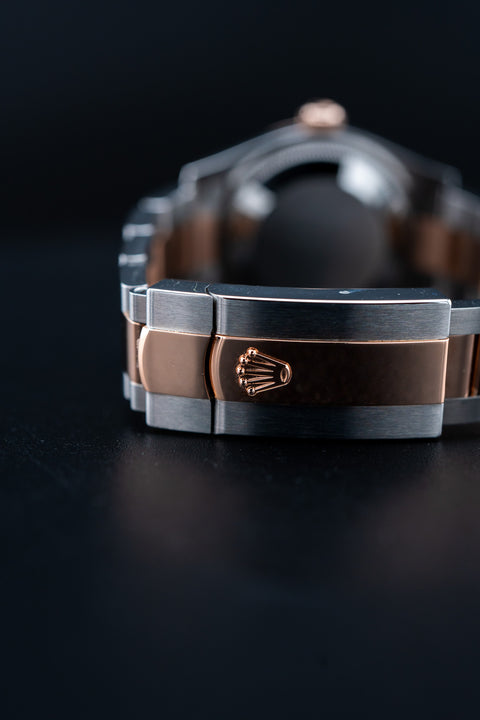 2025 Rolex Datejust 31 – Ref. 278271 – Two-Tone (Everose Rolesor) – Chocolate Dial with Diamond Markers – Brand New, Complete Set