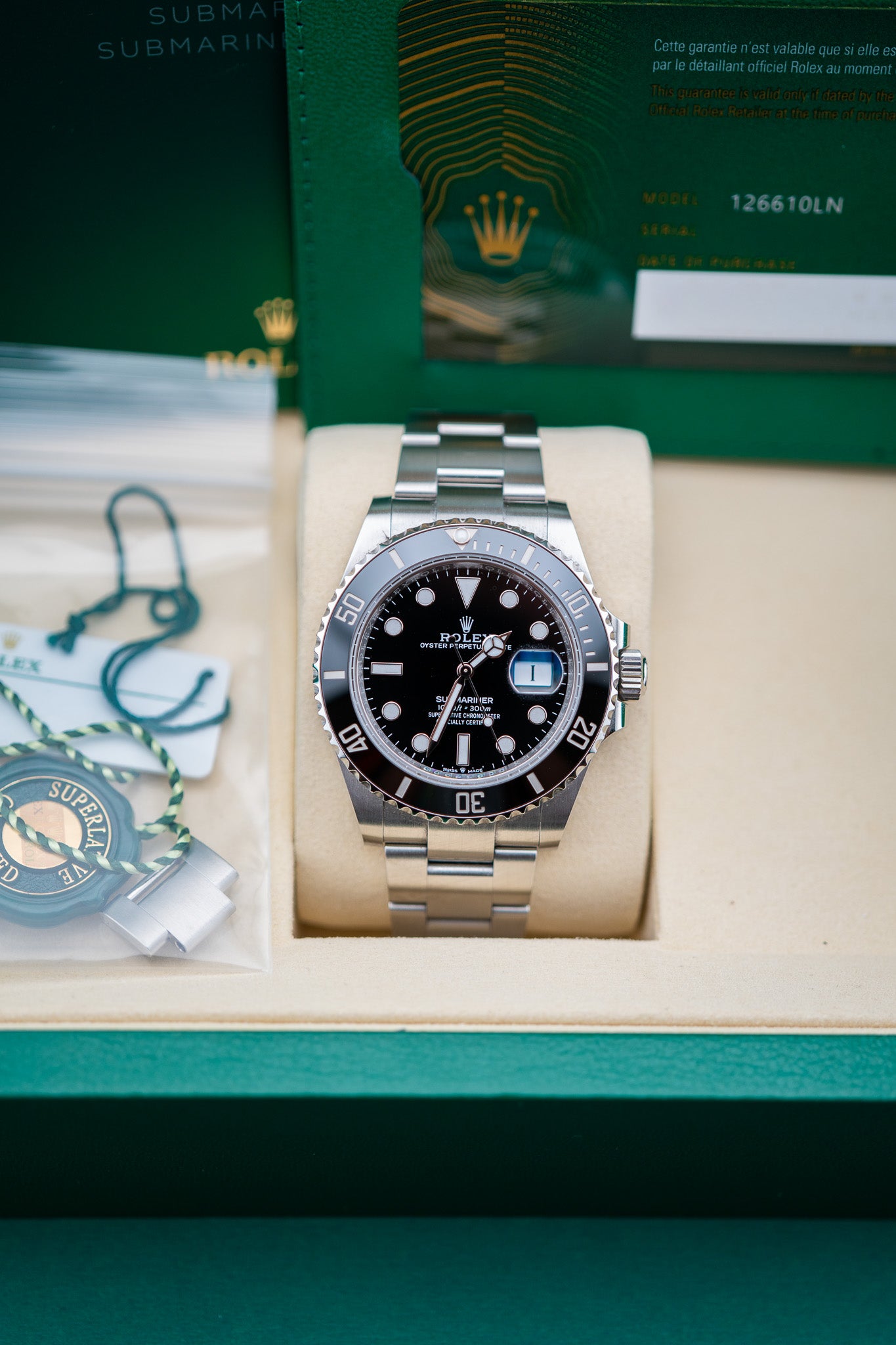 2025 Rolex Submariner Date 126610 Black Dial – Brand New Complete Set