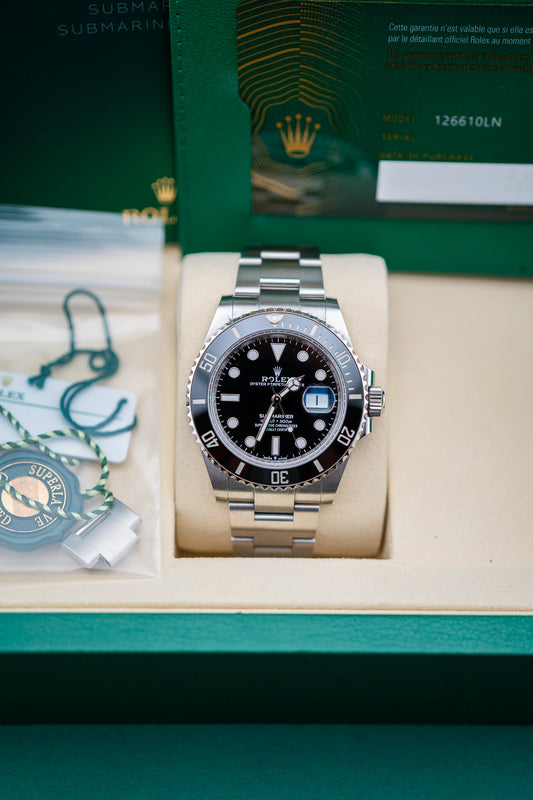2025 Rolex Submariner Date 126610 Black Dial – Brand New Complete Set