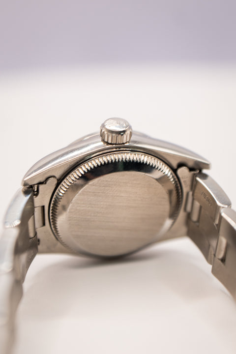 Rolex Ladies Oyster Perpetual Ref. 67180 - Custom Ice Blue Diamond Dial