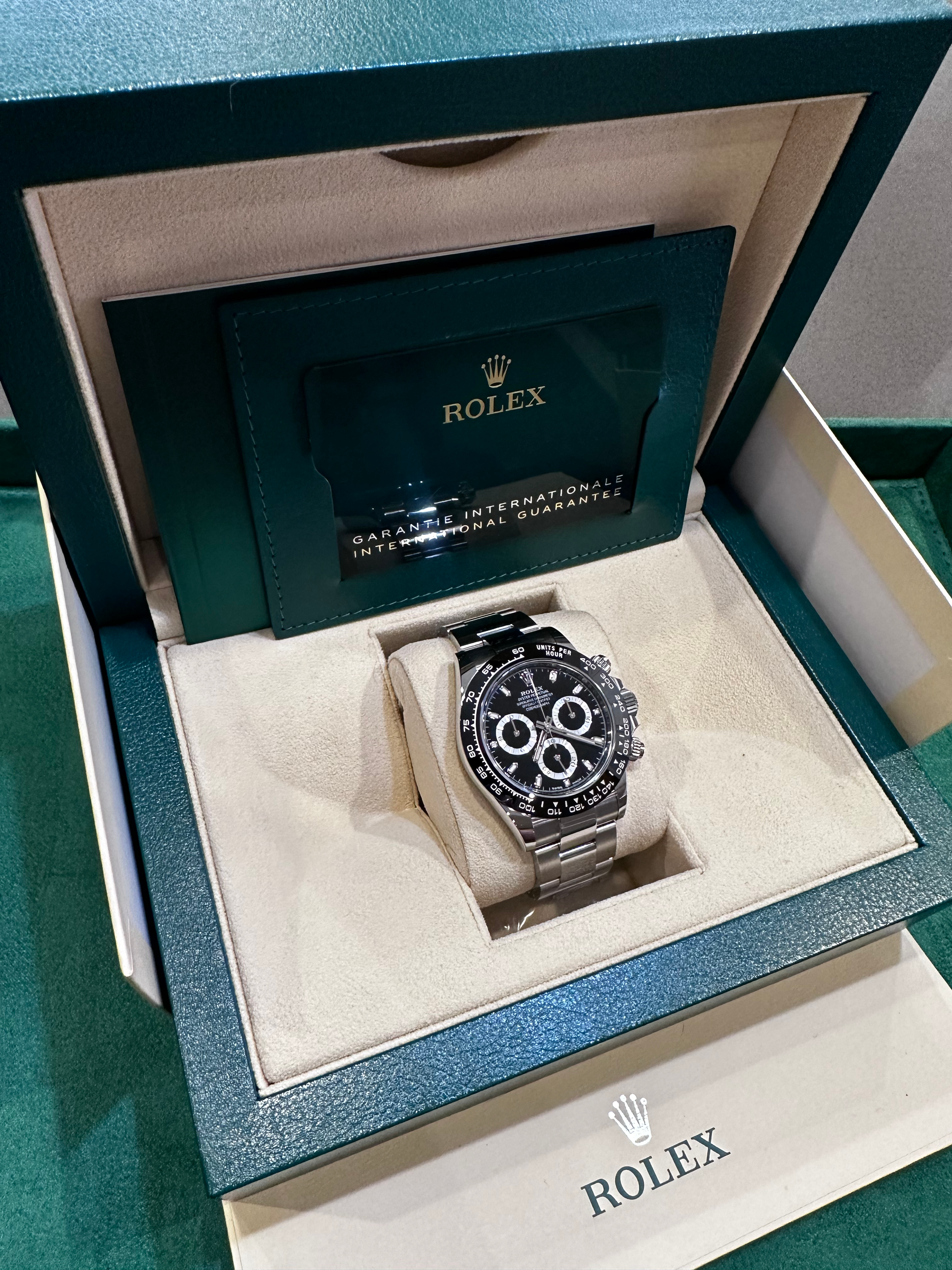 Like New 2022 Black Ceramic Daytona Oyster  116500LN-001 image 1