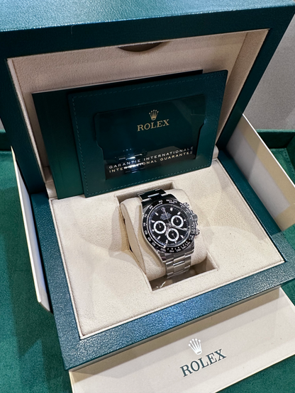 Like New 2022 Black Ceramic Daytona Oyster  116500LN-001 image 1