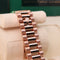 2024 Rolex Day-Date 40 Ref. 228345RBR - Everose Gold, Olive Dial, White Diamond image 9