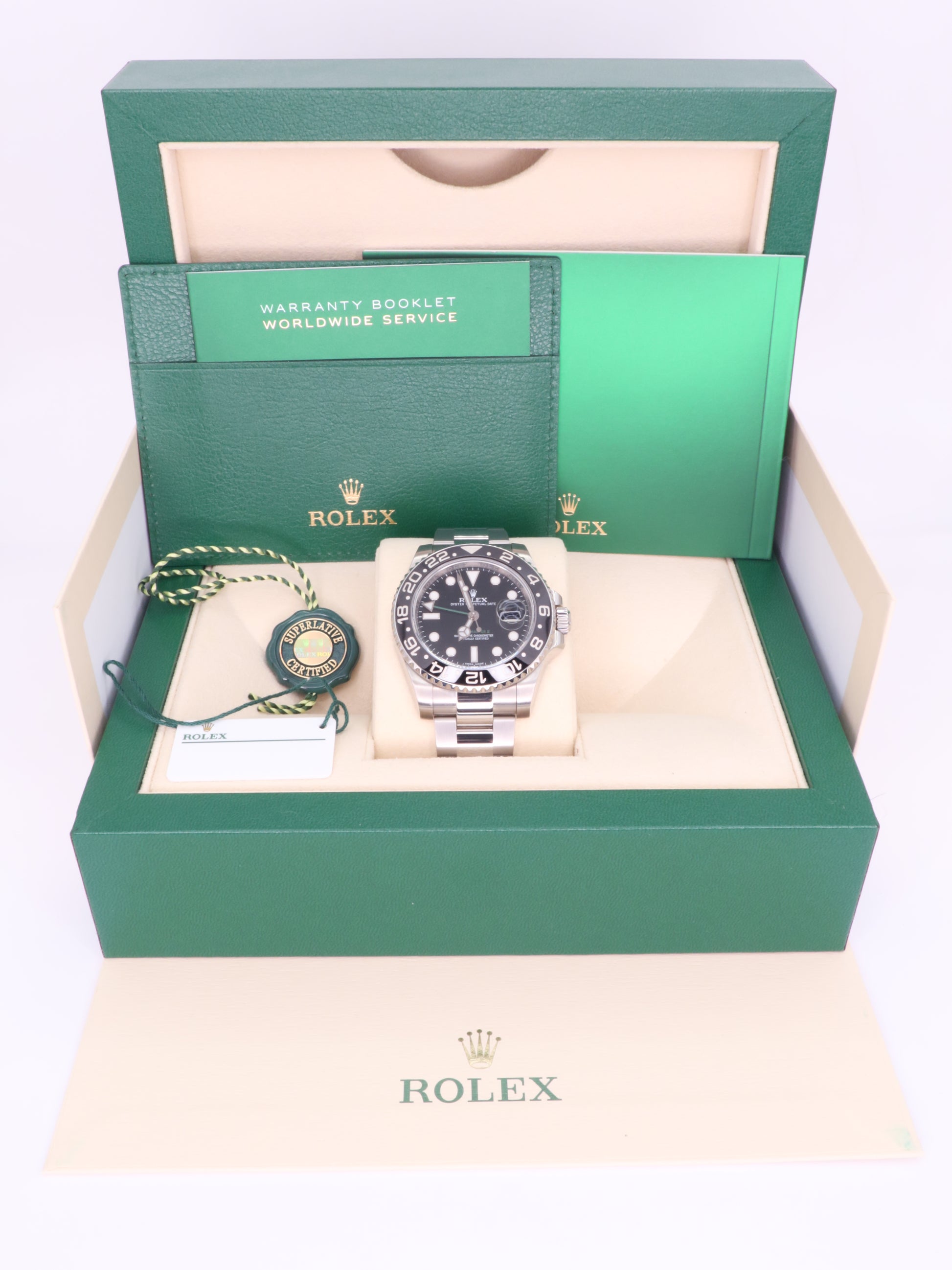 2015 Rolex GMT-Master II Ref. 116710LN - Black Bezel, Complete Set image 1