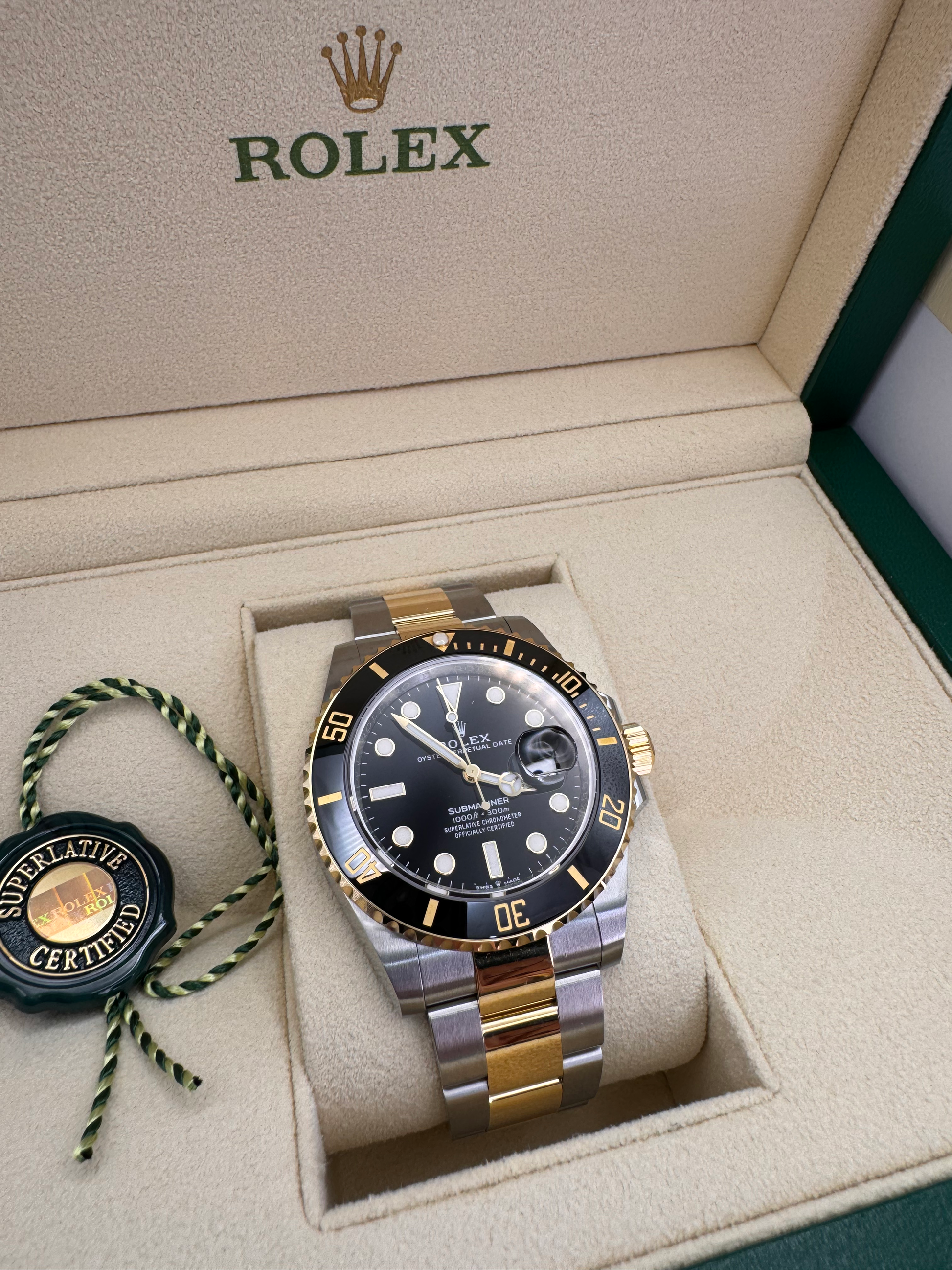 Rolex Submariner Date Ref. 126613LN - 41mm, Oystersteel & Yellow Gold, 2024 New image 6