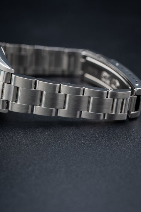 Pre-Owned Rolex Oyster Perpetual – Ref. 77080 – Custom Silver Diamond Dial & Bezel