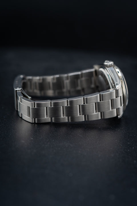 Pre-Owned Rolex Datejust 34mm – Ref. 1500 – Custom Mother of Pearl Roman Diamond Dial & Bezel