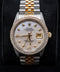 Pre-Owned Rolex Two-Tone Datejust 36 – Ref. 16013 – Custom Mother of Pearl Diamond Dial & Bezel