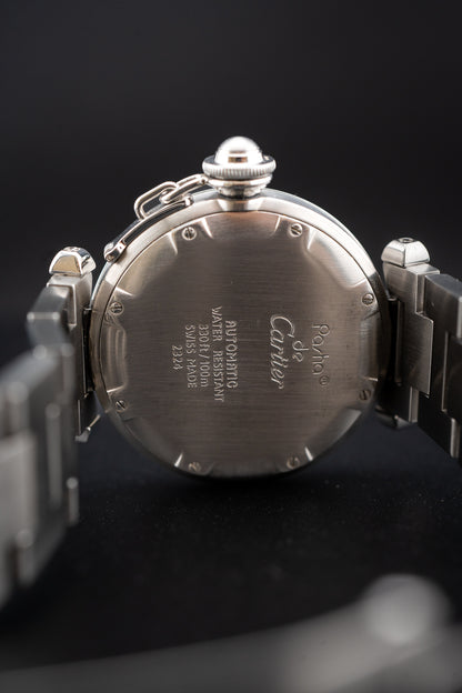 Cartier Pasha C – Ref. W31015M7 – 35MM Stainless Steel – White Dial – Automatic – Watch Only