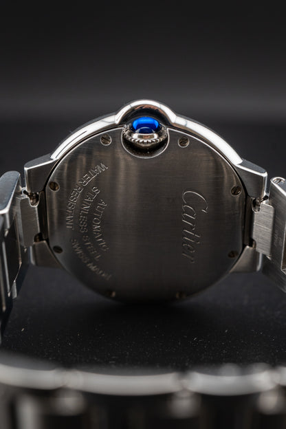 Cartier Ballon Bleu 36mm Factory Diamond Bezel – Preowned (Watch Only)